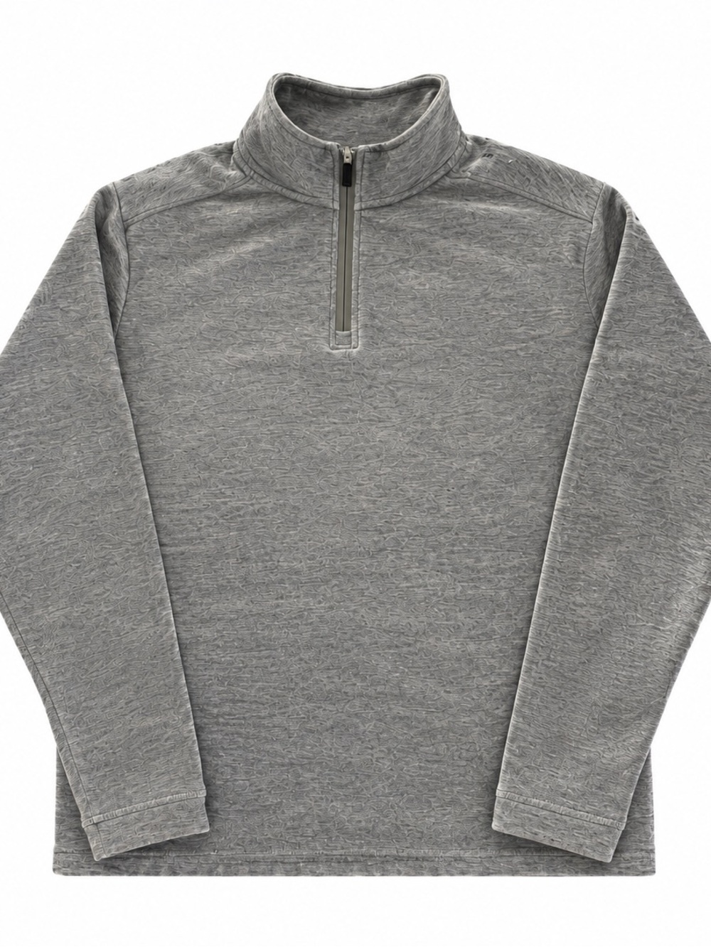 HEAD Grey Pullover Quarter Zip Pullover Athletic Sweater Long Sleeved Unisex